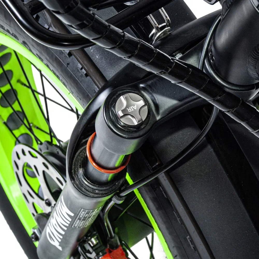 Электровелосипед Minako F10 Dual салатовый гидравлика 4