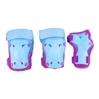 Набор защиты Tech Team Safe fit teens 3.0, цвет голубой (размер L)