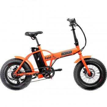 Электровелосипед электрофэтбайк складной Медведь Fold Mini 350 Оранжевый